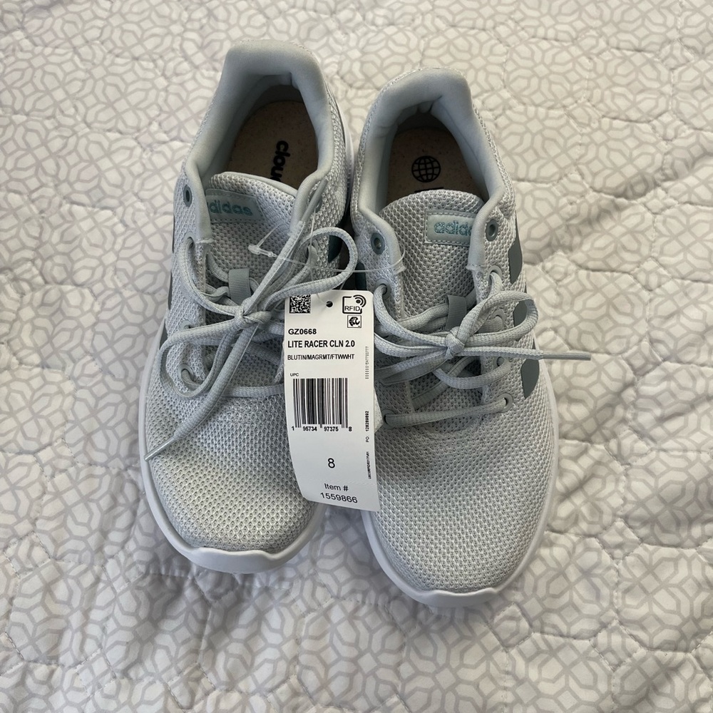 Adidas Womens Lite Racer 2.0 Performance Fitness Running Shoes